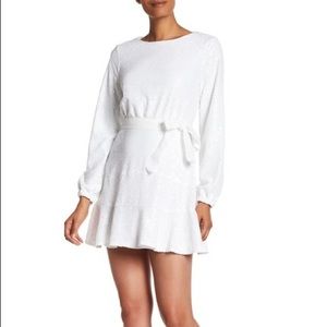 *NWT* Jay Godfrey ‘Aria’ White Sequin Dress